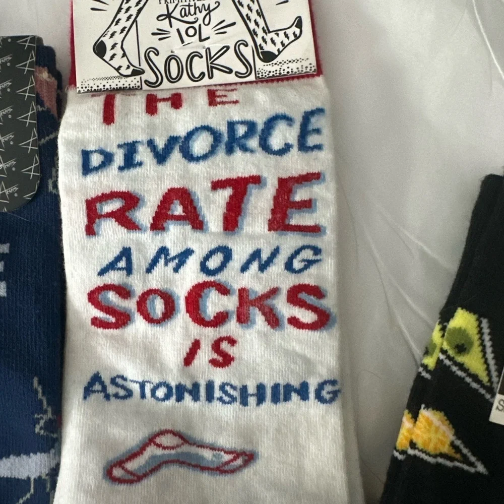 🚨Bundle NWT🚨 Graphic Socks Set - Blue, White, Black